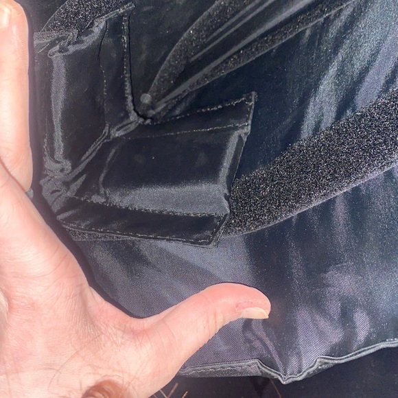 NWOT Soft black leather Shoulder Computer Briefcase Work / School Bag - Picture 11 of 16